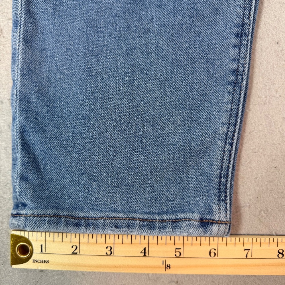 American Eagle Mom Jeans Womens 10 Tall High Rise Distressed Medium Wash - Picture 12 of 12